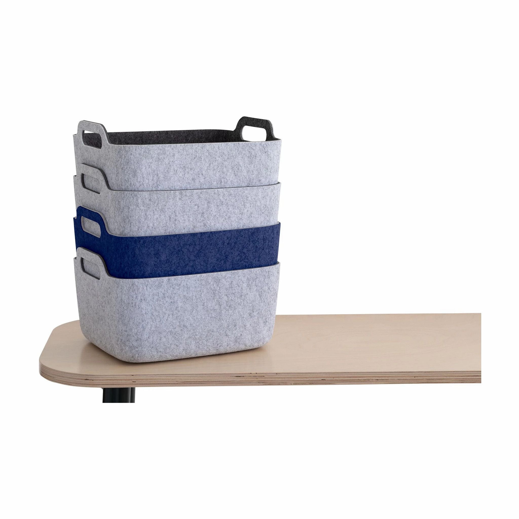 Flex Accessory Box Steelcase Flex Accessories Baskets – Blue Box