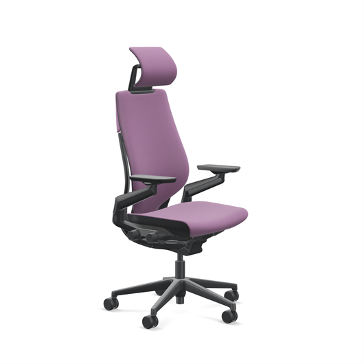 New Steelcase Gesture Chair Headrest Platinum Frame Seagull Seat