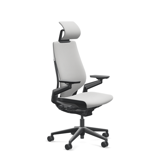 New Steelcase Gesture Chair Headrest Platinum Frame Seagull Seat
