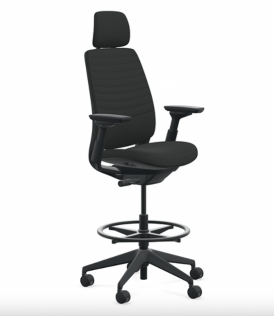 Steelcase Series 2 Stool with Headrest
